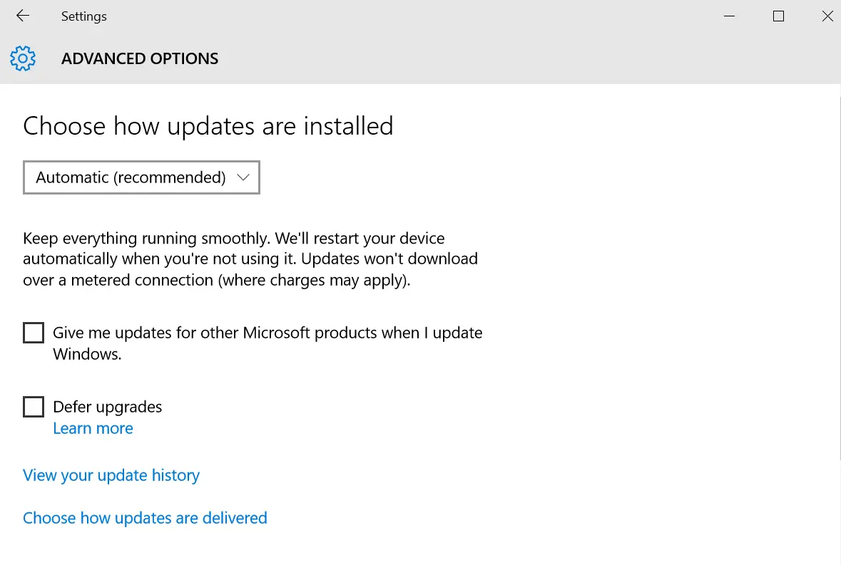 Windows 10 Update Error 0x80244019
