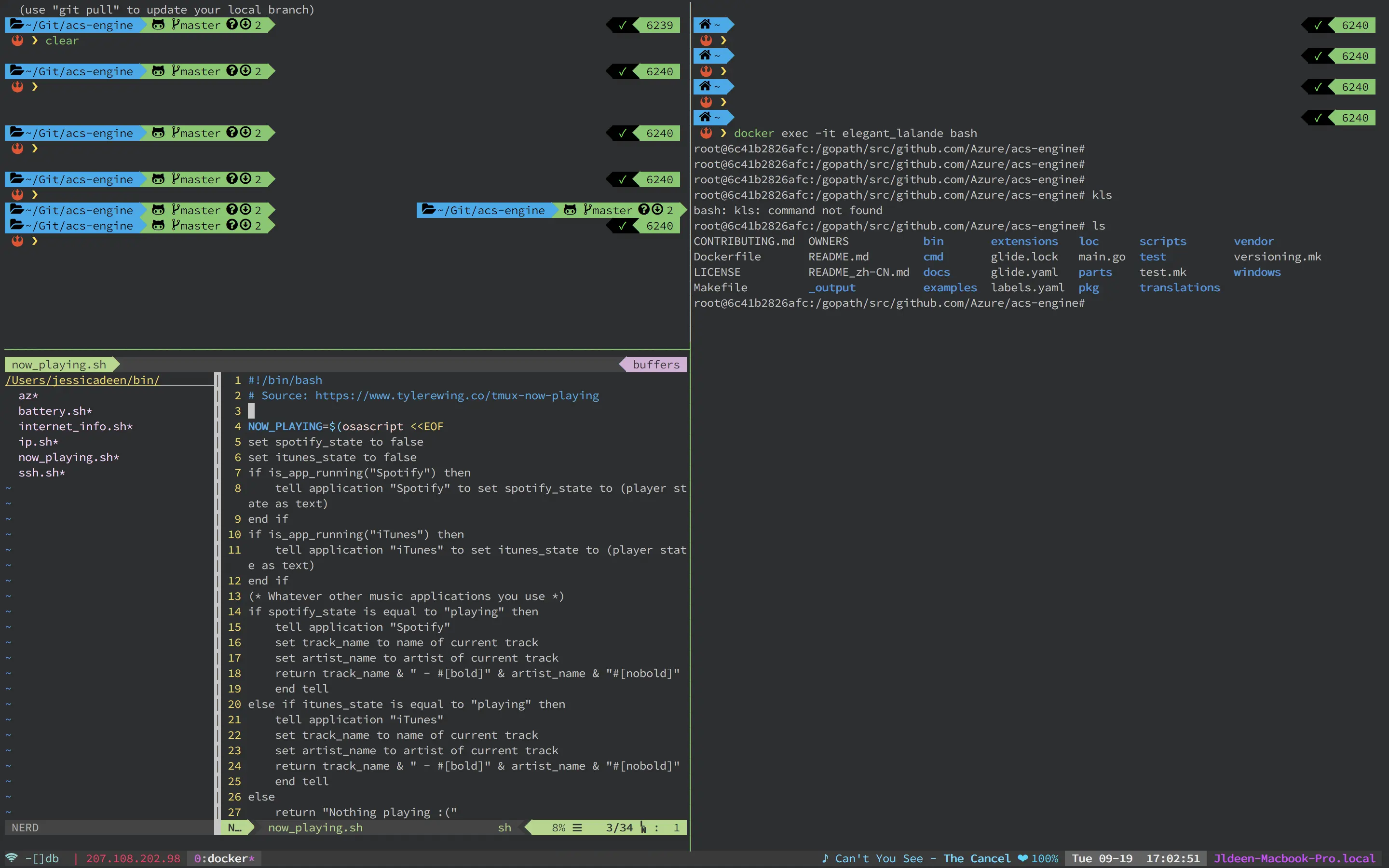 Tmux 2.6 copy/paste and bind tips and tricks!