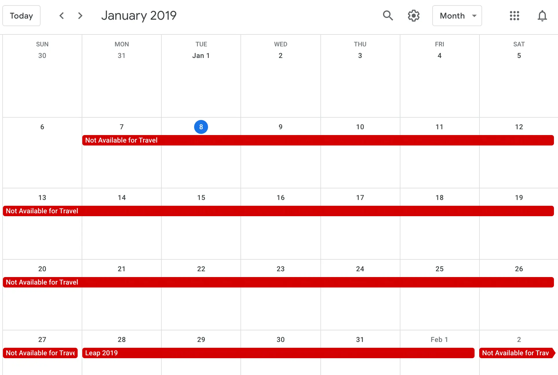 How I set up a public Google Calendar and enabled auto-sync to an Office365 calendar in 3 steps
