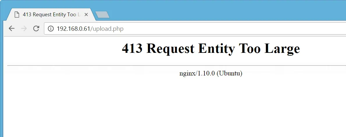 How to fix error 413: Request Entity Too Large in Kubernetes and Helm