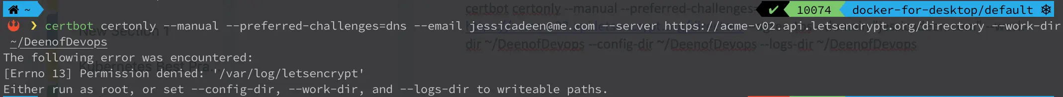 certbot-example
